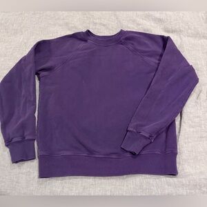 Classic Purple Crewneck Sweatshirt - Women